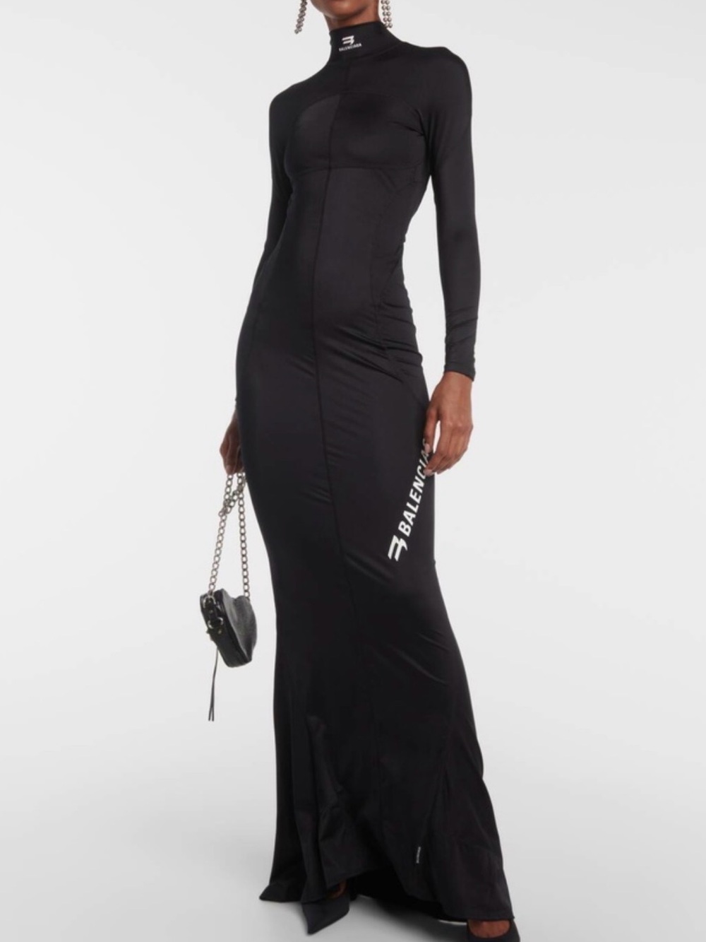 Balenciaga Sporty B jersey gown